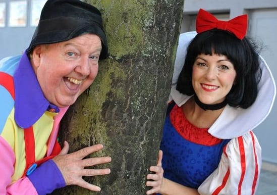 Jimmy Cricket and Victoria Holtom (Snow White)